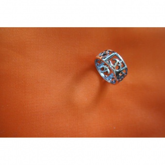 ANNEAU OHM EN ARGENT