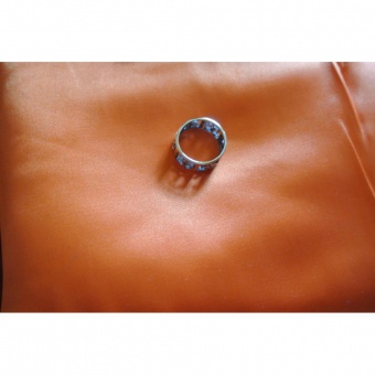 ANNEAU OHM EN ARGENT