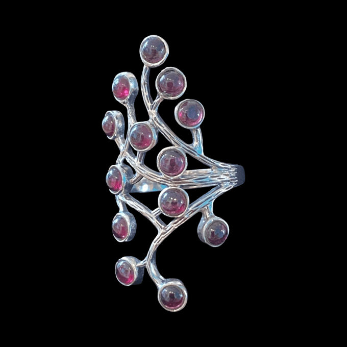 bague Dora grenat