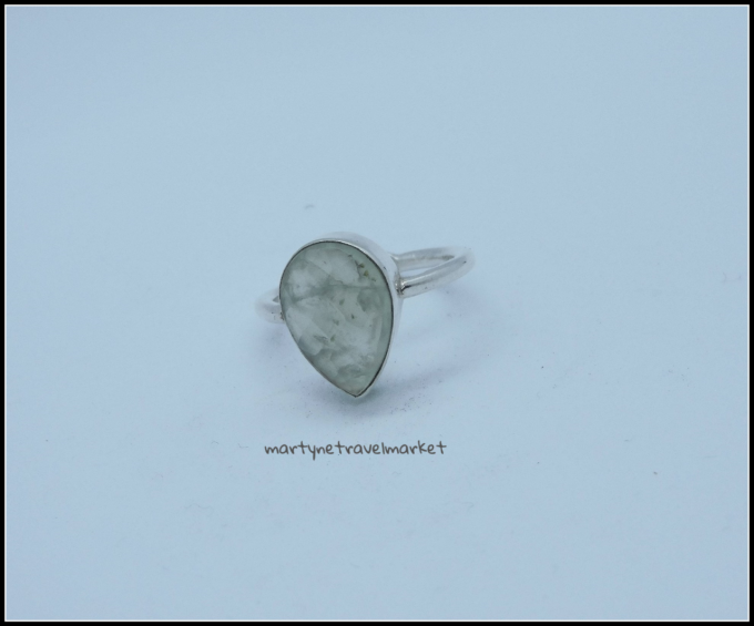 BAGUE FLUORITE AMANDE