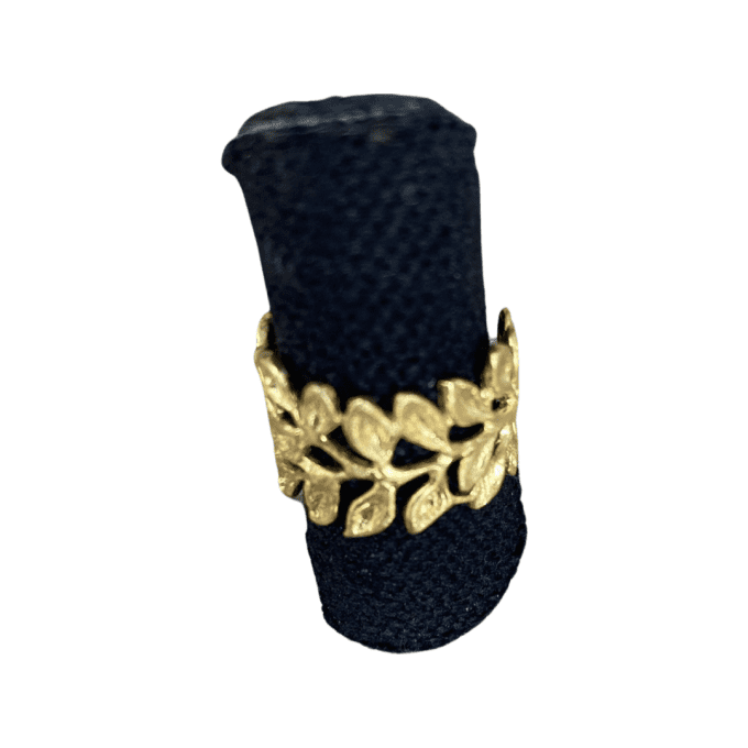 BAGUE COURONNE VERMEIL