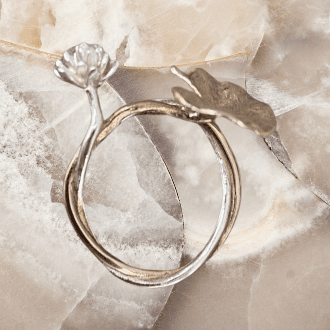 BAGUE NENUPHAR
