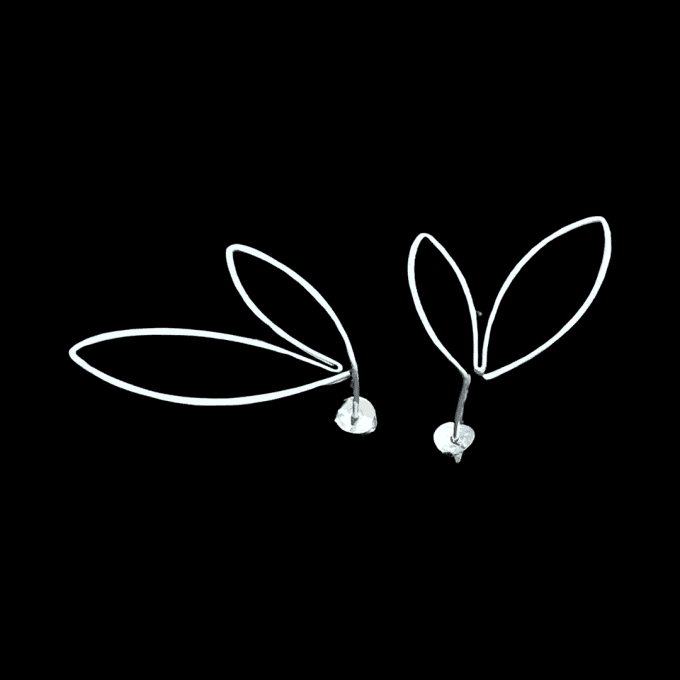 Boucles d'oreilles Angel argent