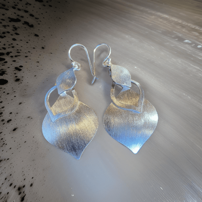 boucles d'oreilles coeur argent
