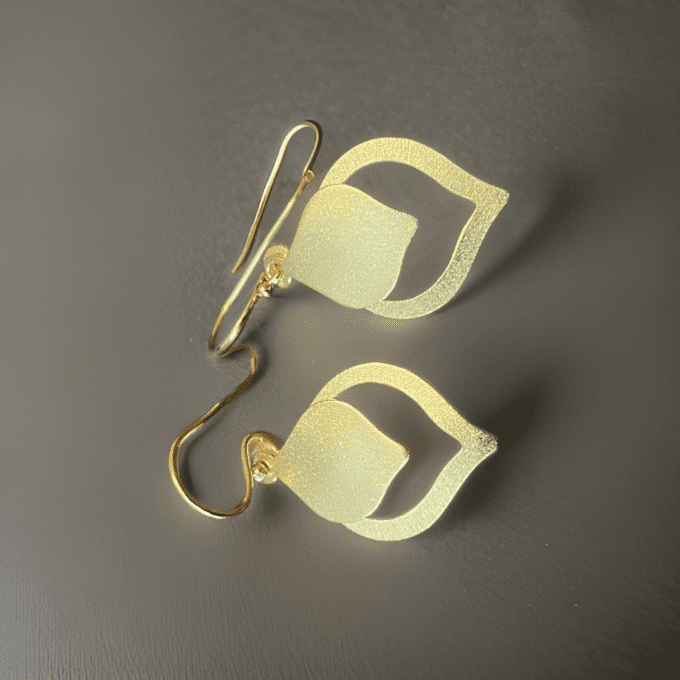 boucles d'oreilles coeur or