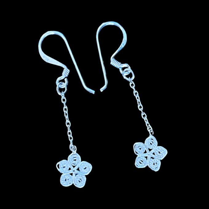 BOUCLES D'OREILLES ARGENT