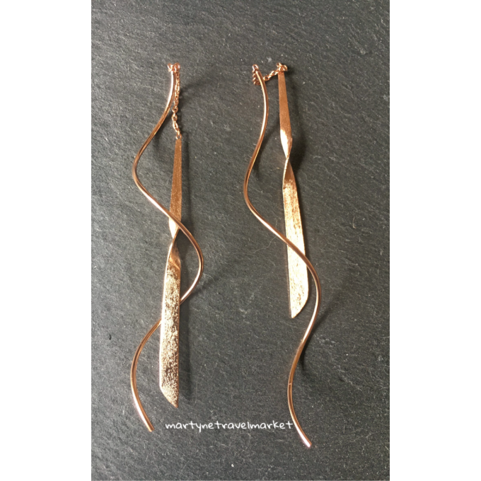 BO TIGE ET SPIRALE PL OR ROSE