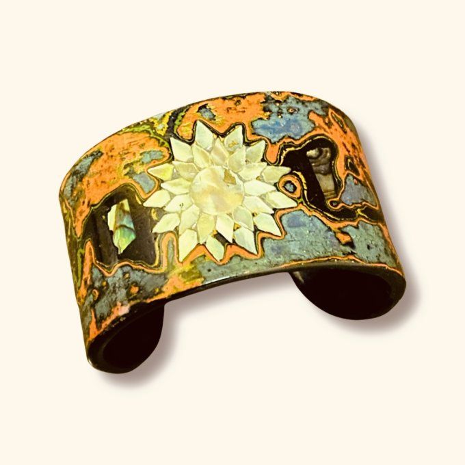 bracelet  soleil feuilleté