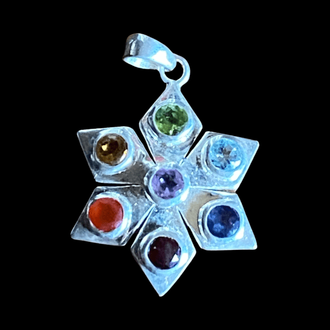 pendentif 7 chakras