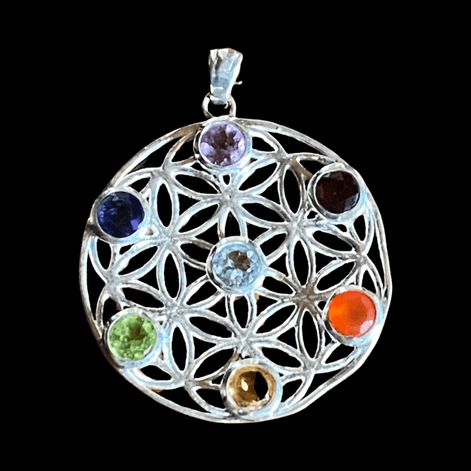 pendentif 7 chakras