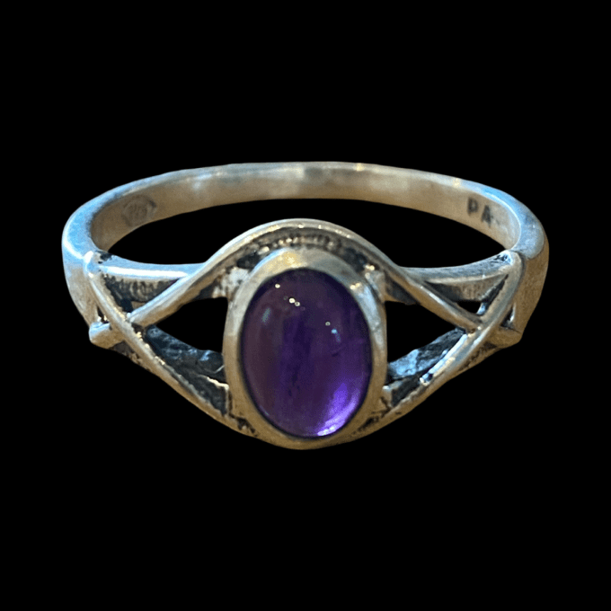 BAGUE LUCIE  AMETHYSTE
