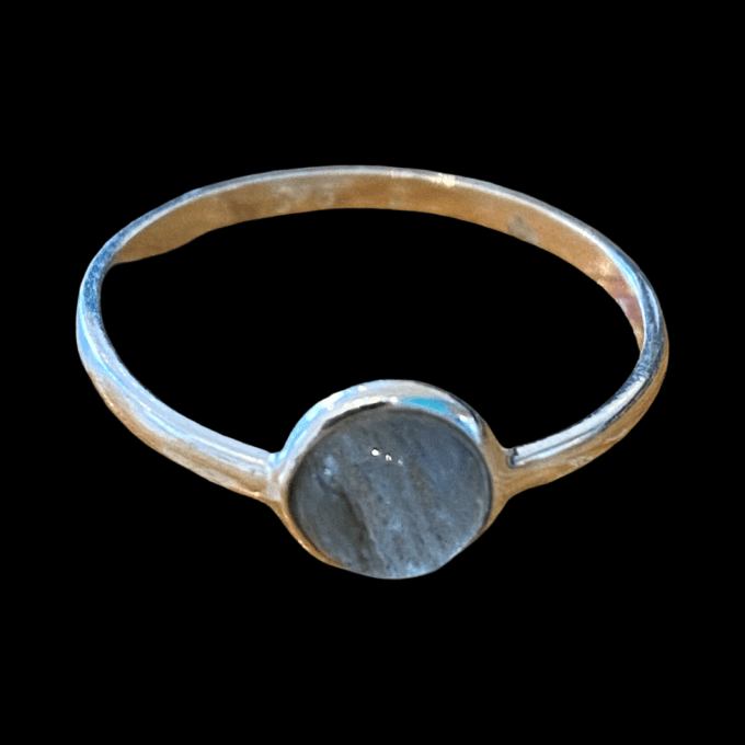 BAGUE ISIS LABRADORITE