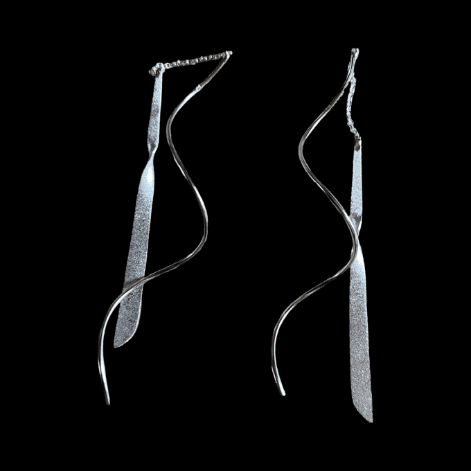 BO TIGE ET SPIRALE ARGENT