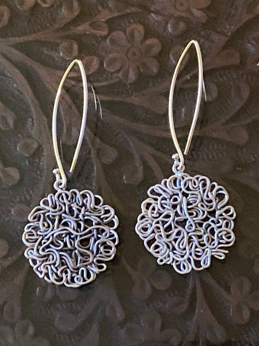 BOUCLES BROUSSAILLES  RHODIUM