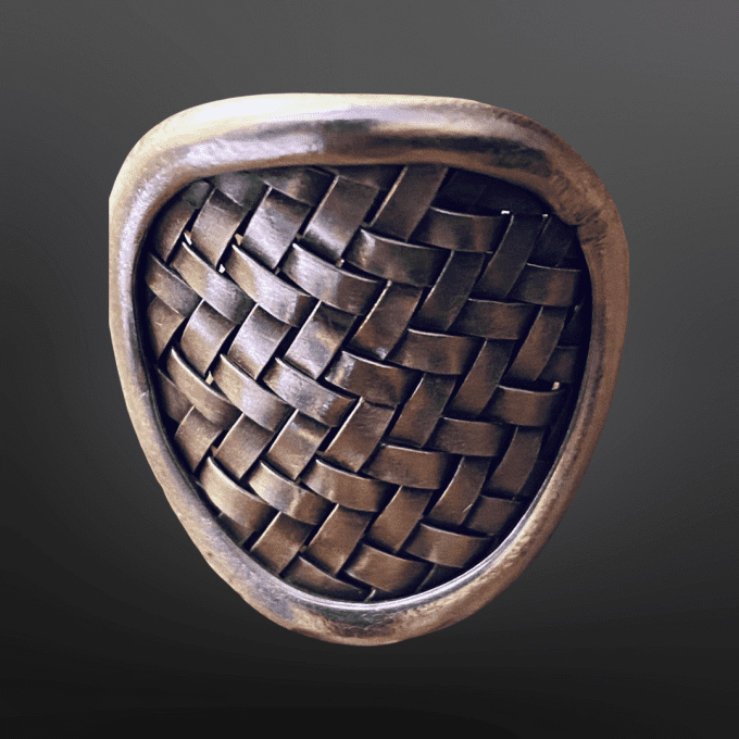 bague maille cerclée