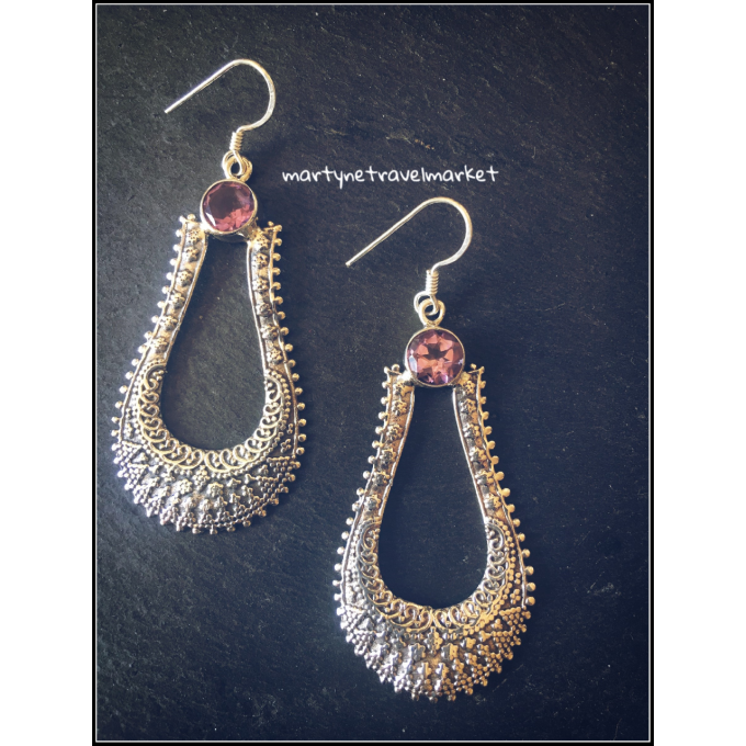 LONGS PENDANTS AMETHYSTE