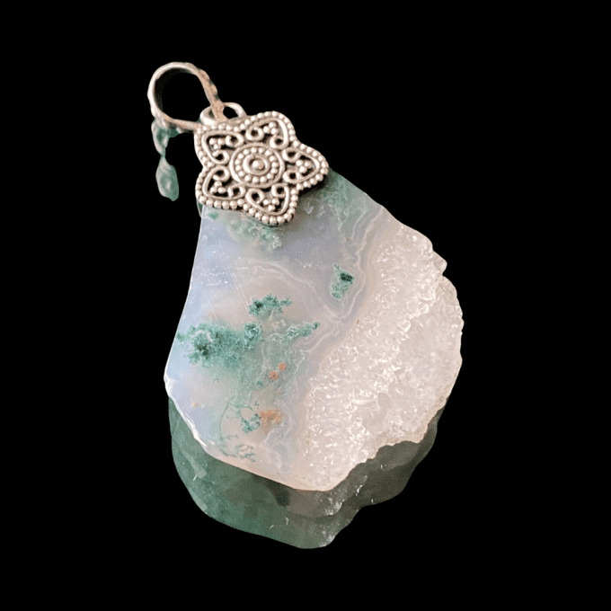 pendentif agate mousse