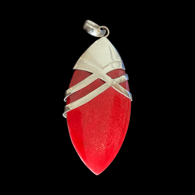pendentif corail