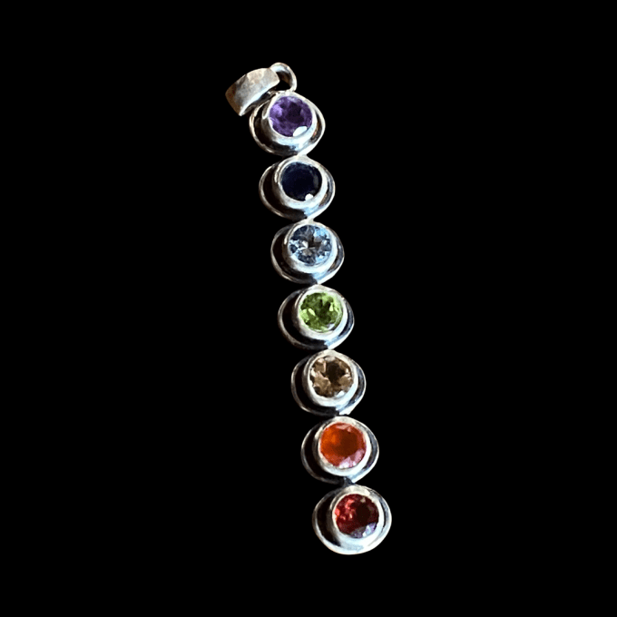 pendentif 7 chakras