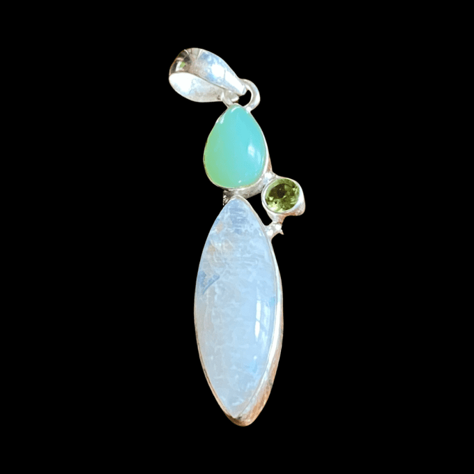 pendentif 3 pierres