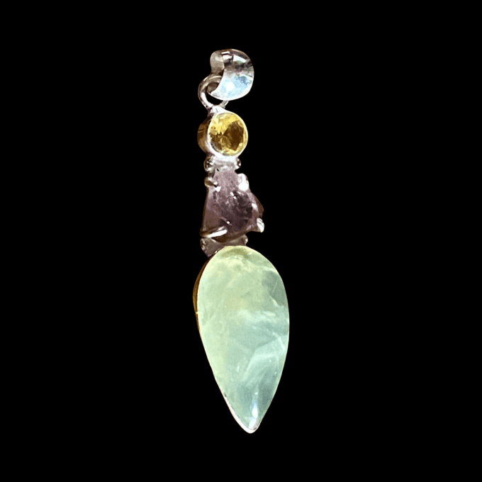 pendentif multi pierres