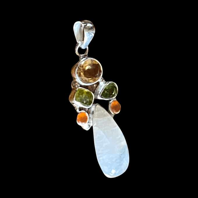 pendentif 6 pierres