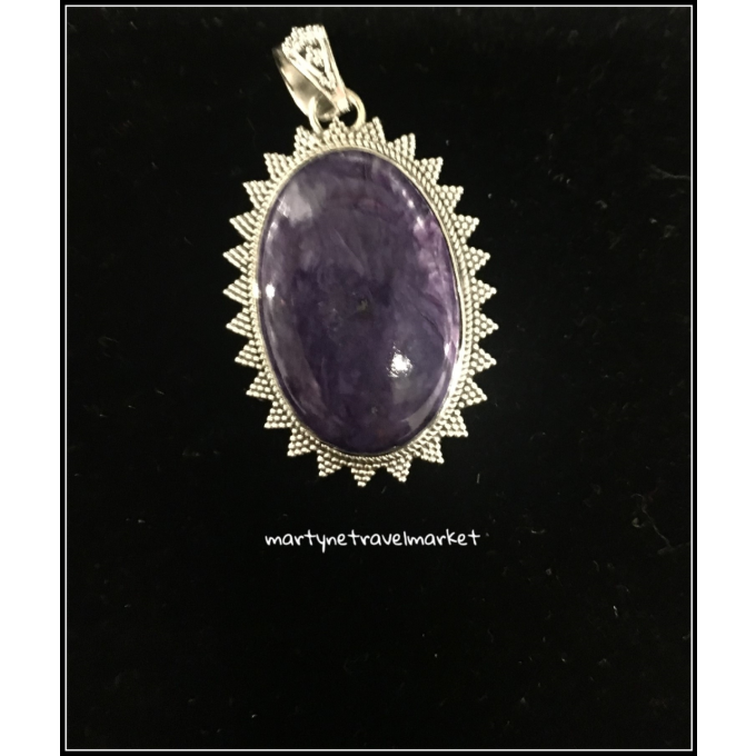 PENDENTIF LEPIDIOLITE