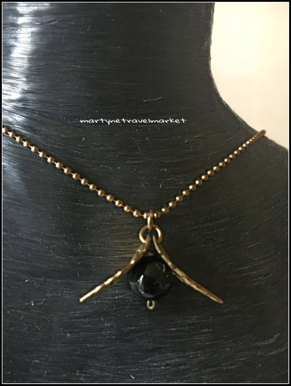 COLLIER SIMPLE ONYX