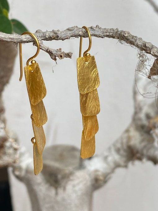 boucles d'oreilles quatro vermeil